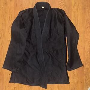 Elite Sports Martial Arts Gi Jacket Size A0 Black Fightwear BJJ Quality
